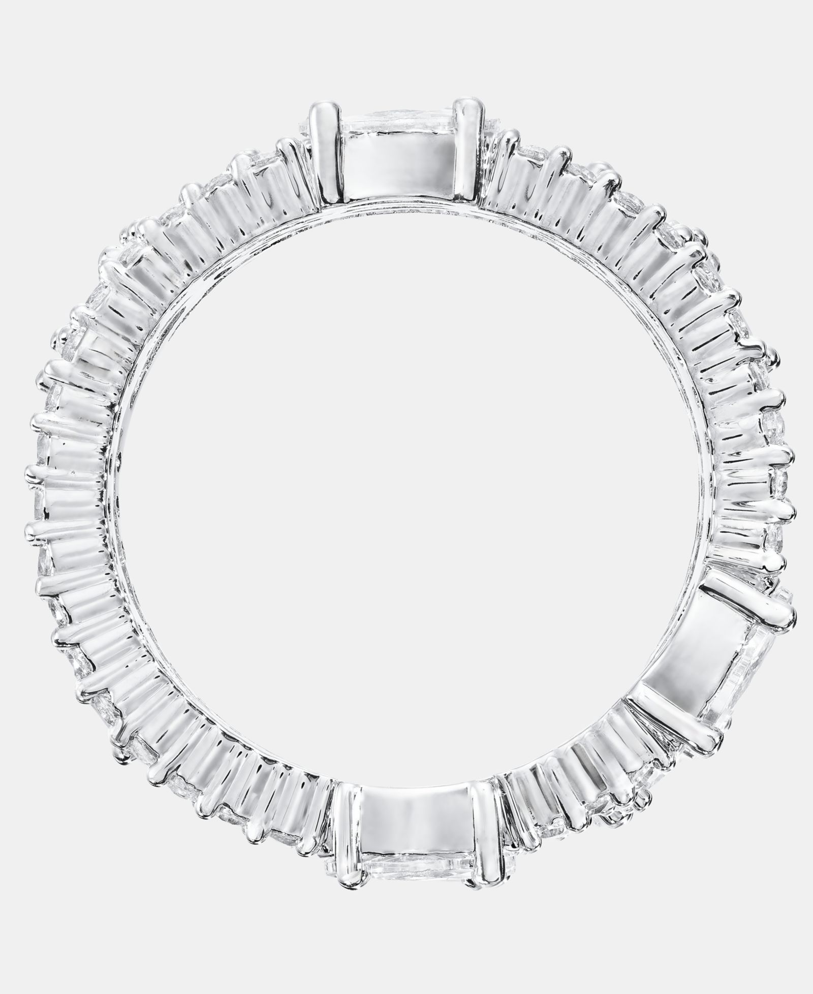 Кольцо Givenchy Silver-Tone Cubic Zirconia Band