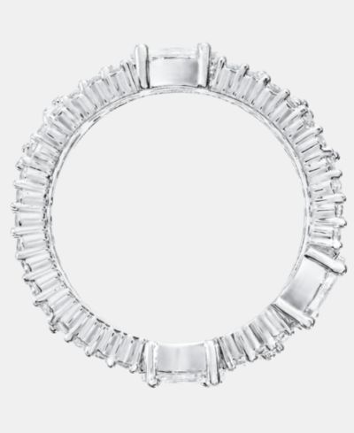 Кольцо Givenchy Silver-Tone Cubic Zirconia Band
