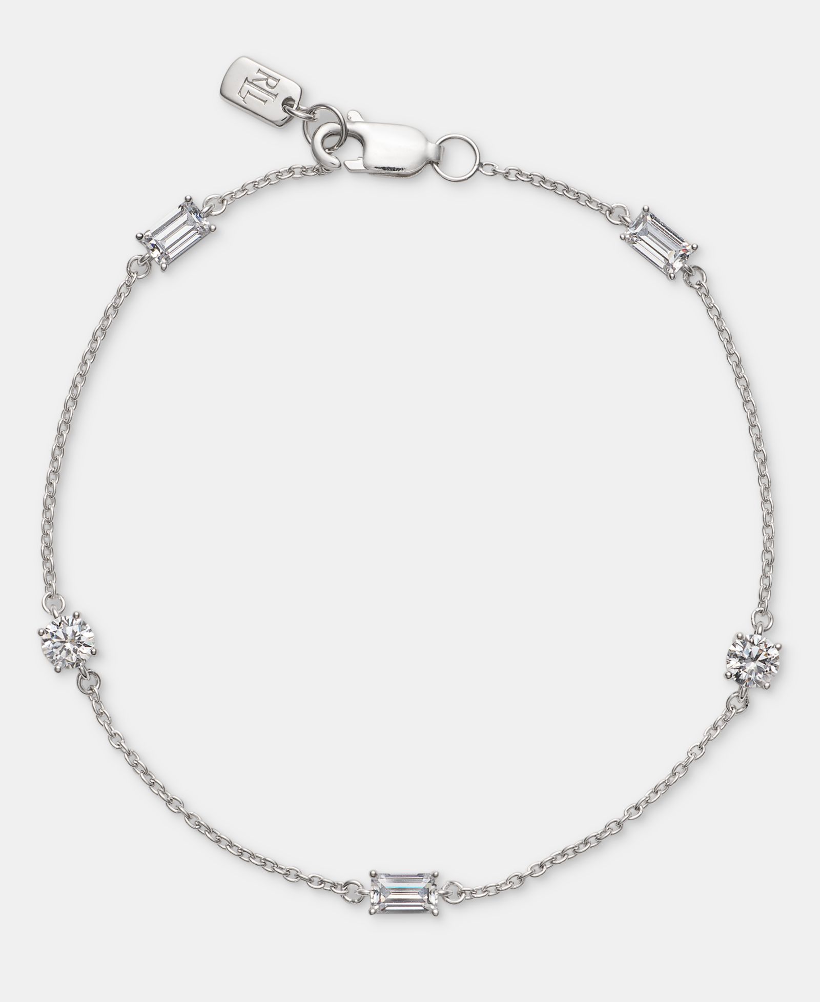 Браслет Lauren Ralph Lauren Cubic Zirconia Station Flex из Sterling Silver