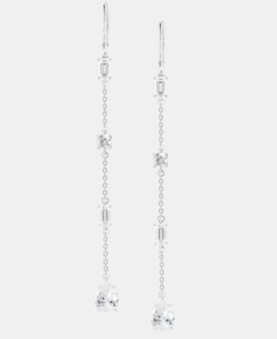 Lauren Ralph Lauren Серьги-подвески с фианитами, стерлинговое серебро