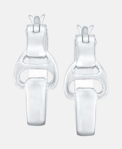 Серьги-кольца Lauren Ralph Lauren Equestrian из стерлингового серебра