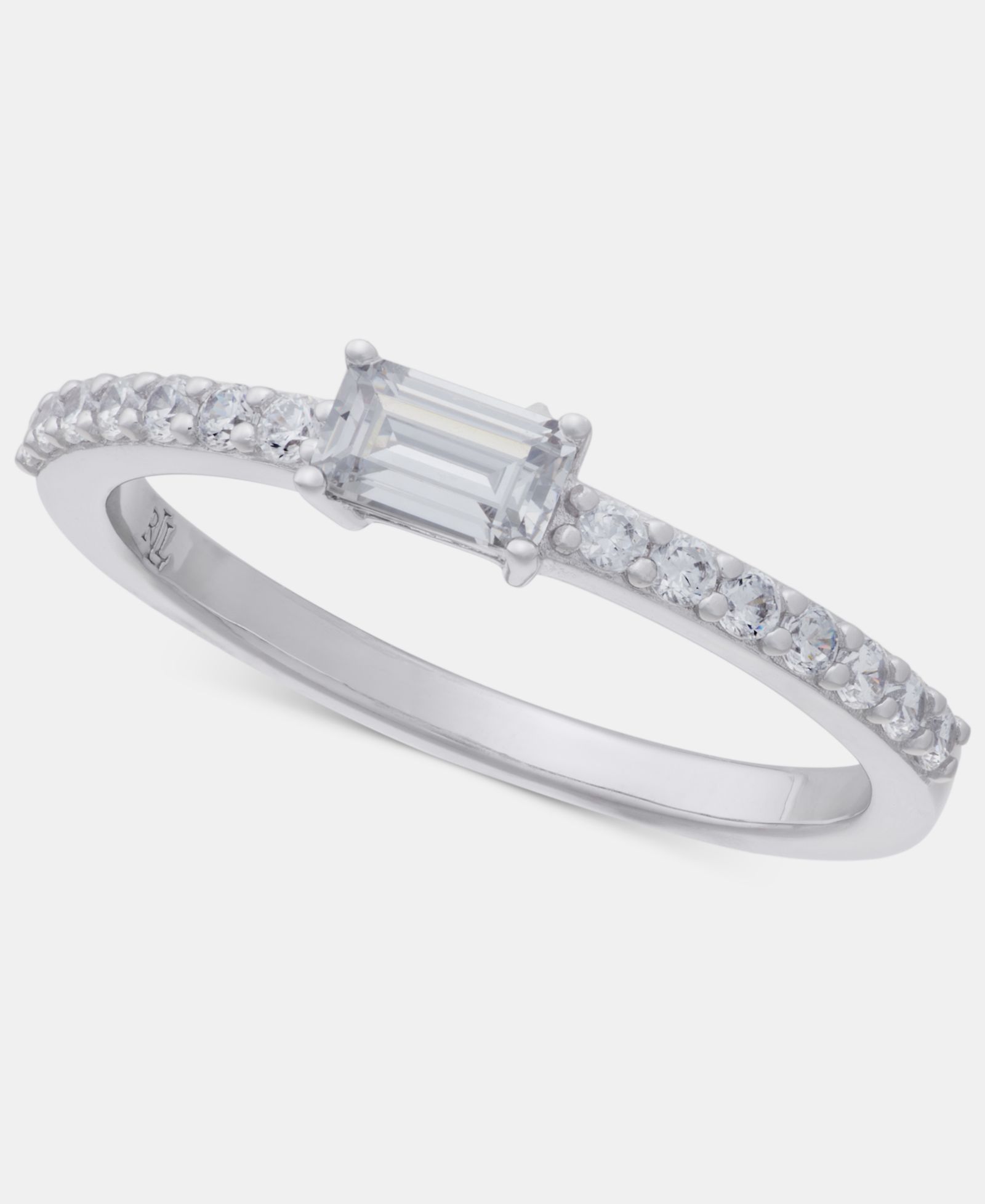 Lauren Ralph Lauren Кольцо из стерлингового серебра с фианитами Cubic Zirconia