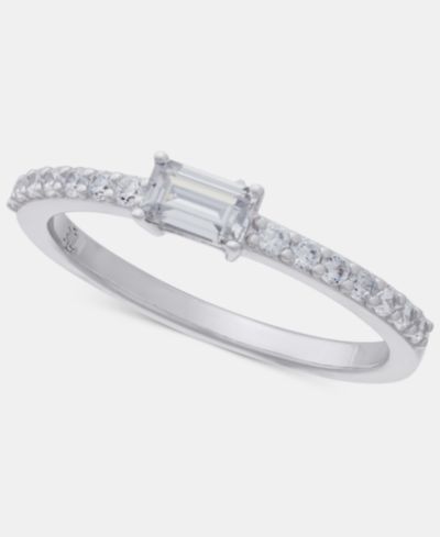 Lauren Ralph Lauren Кольцо из стерлингового серебра с фианитами Cubic Zirconia