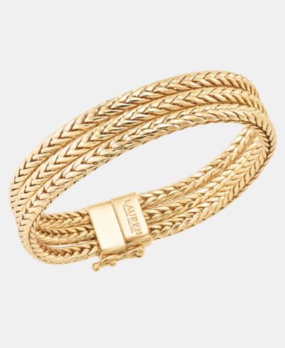 Lauren Ralph Lauren Браслет с тремя рядами Flex