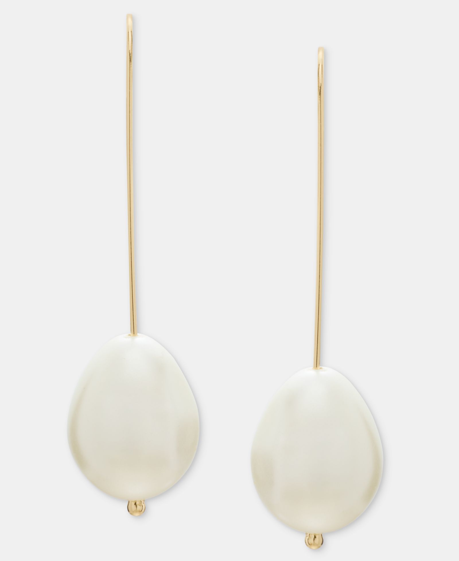 Lauren Ralph Lauren Imitation Pearl Threader Earrings
