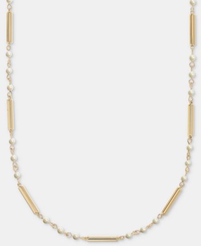 Ожерелье Lauren Ralph Lauren Imitation Pearl & Bar 20" Strand