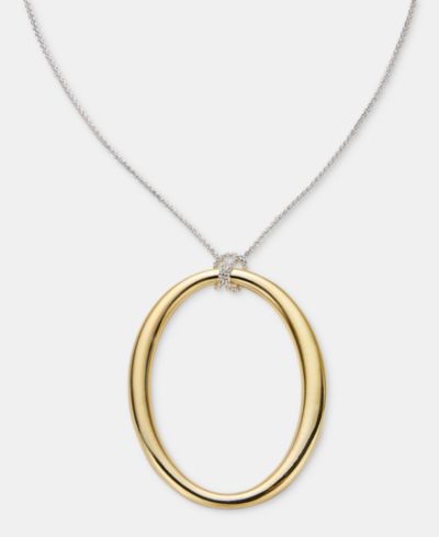 Lauren Ralph Lauren Open Oval 36" Pendant Necklace