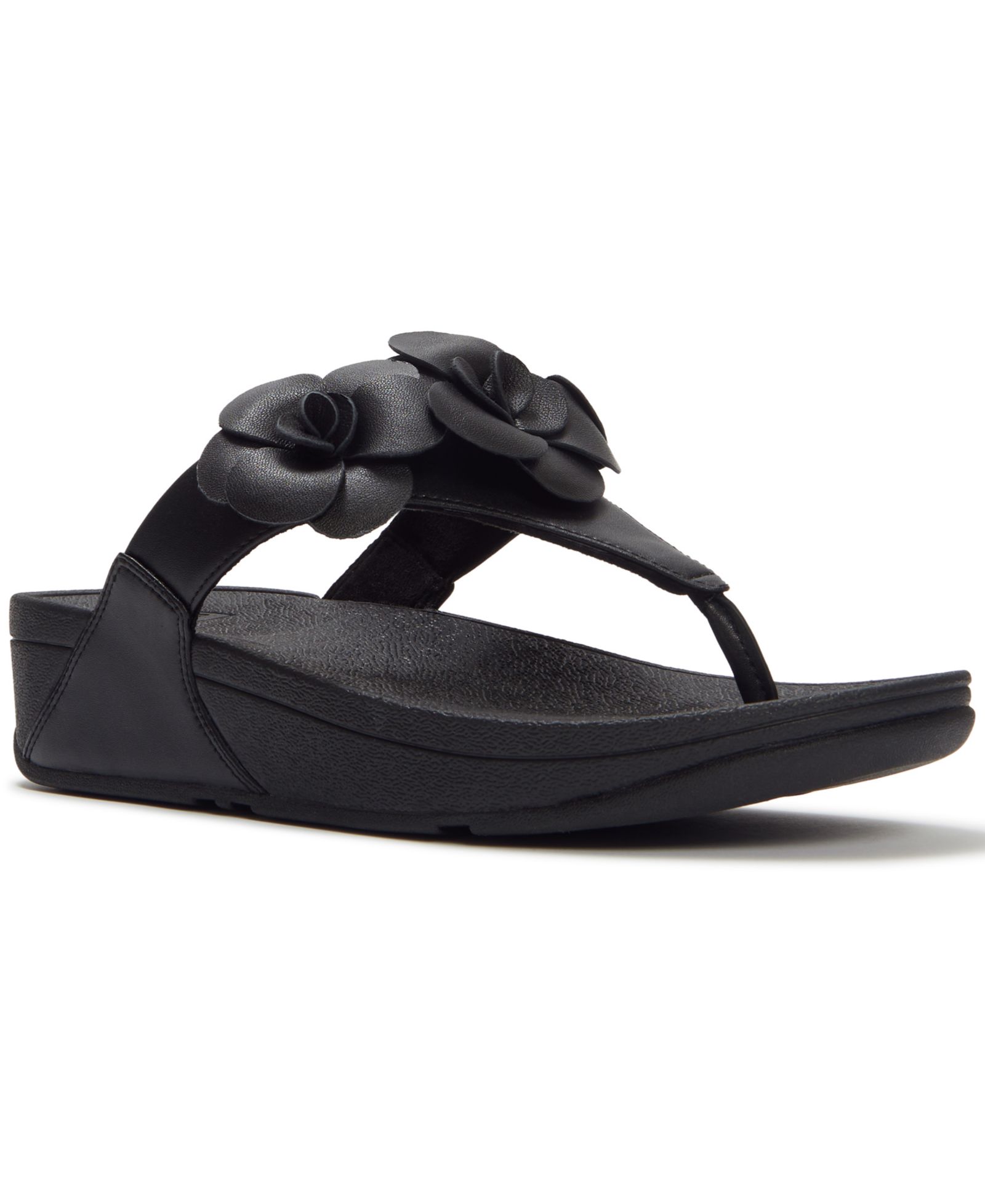 Женские сандалии FitFlop Lulu Flower Toe Post Slip-On