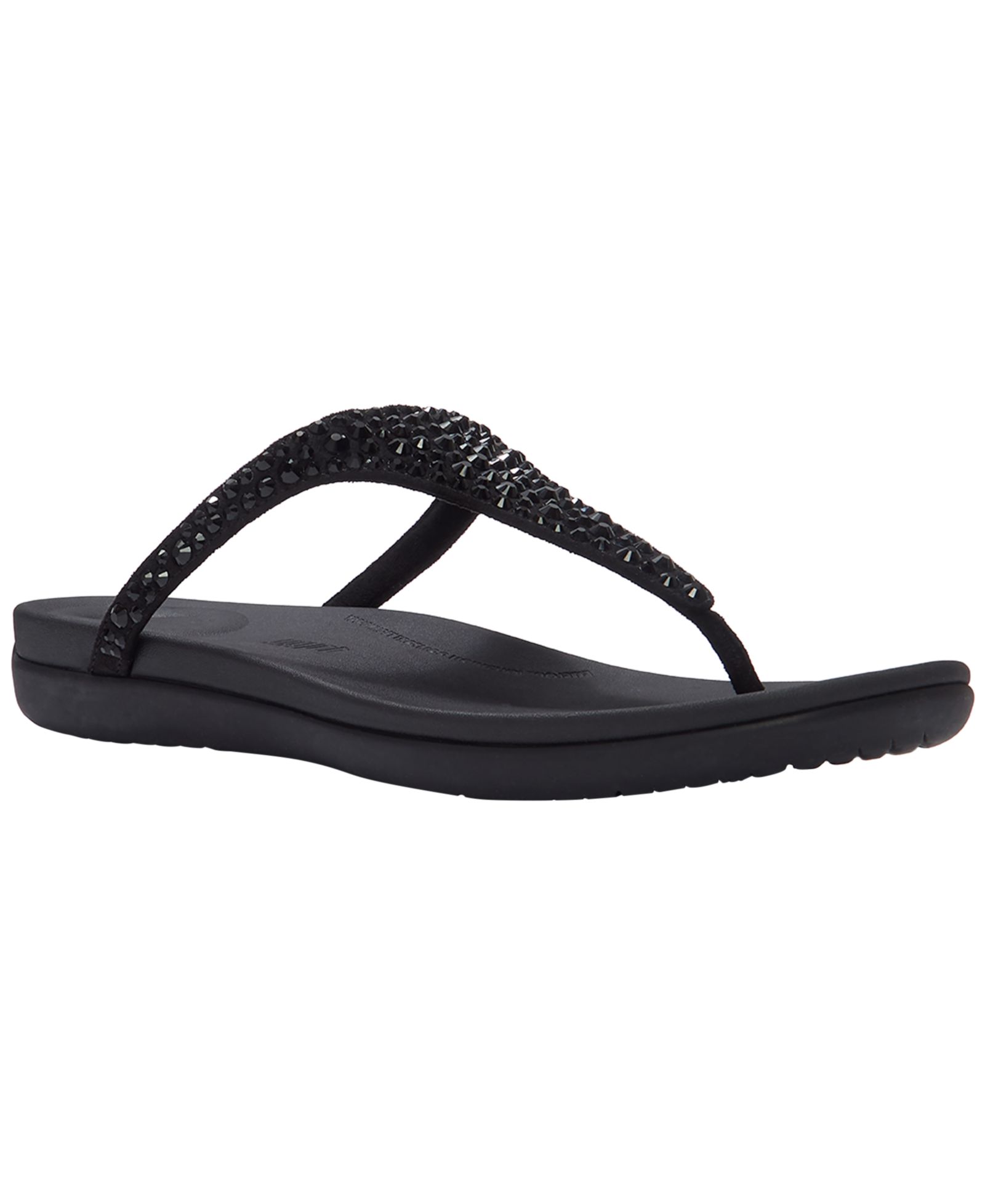 FitFlop Women's Solay Mixed-Crystal Wedge Sandals