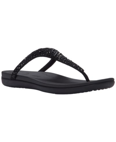 FitFlop Women's Solay Mixed-Crystal Wedge Sandals
