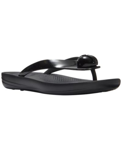 Женские сандалии FitFlop Women's Iqushion Glossy-Button Slip-On