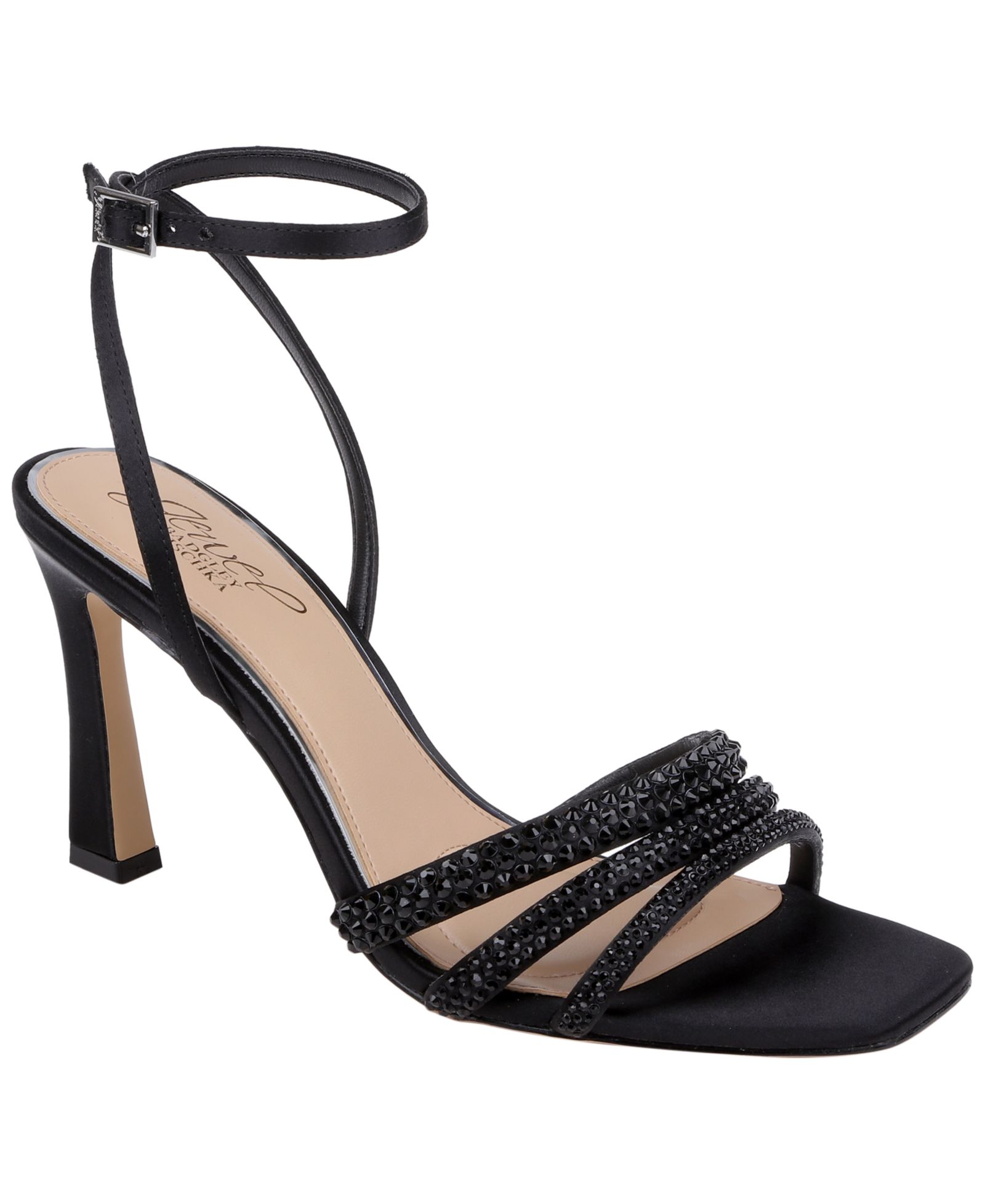 Женские сандалии Jewel Badgley Mischka Zimal Square Toe