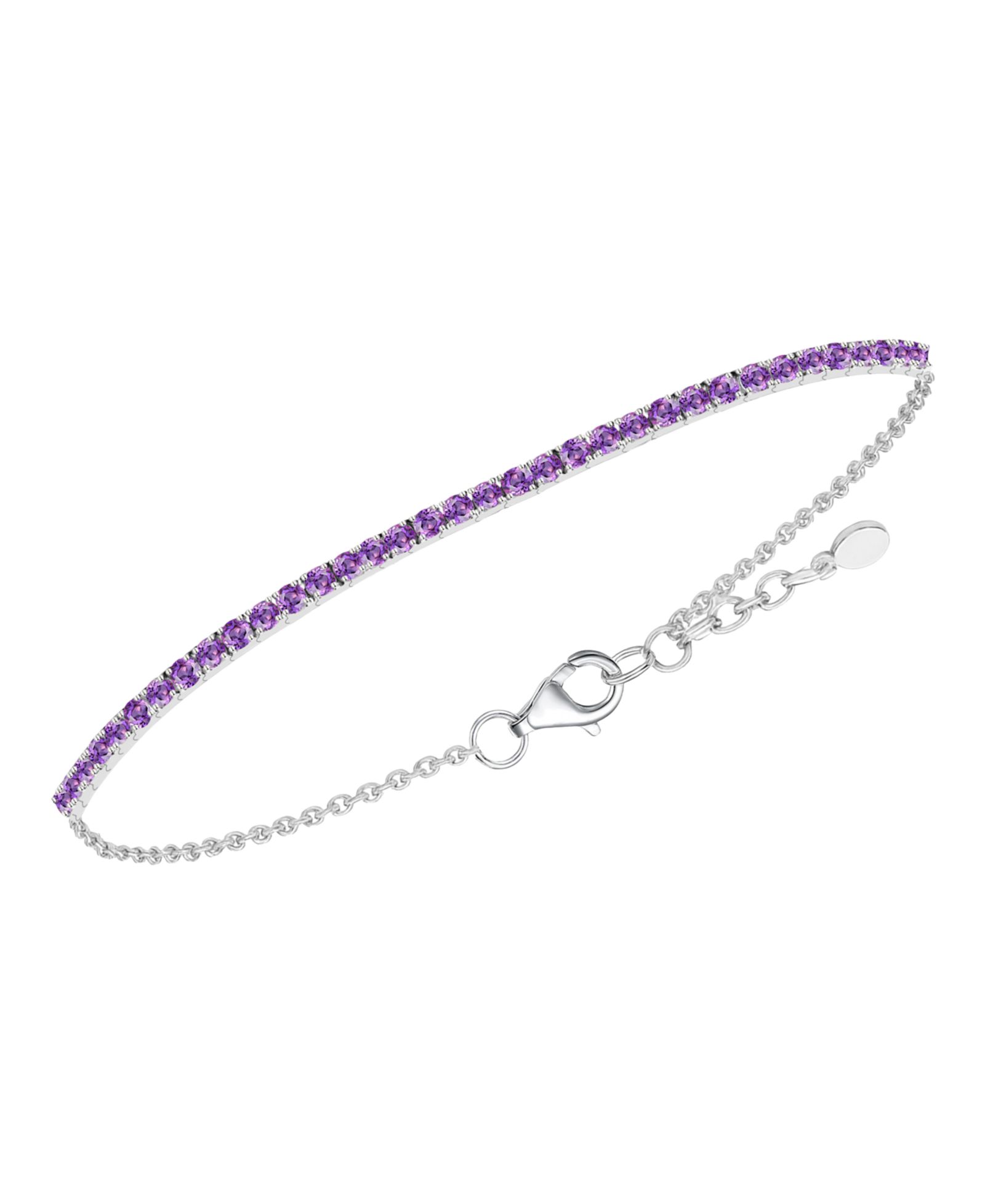 Macy's Multi-Gemstone Bracelet in Sterling Silver