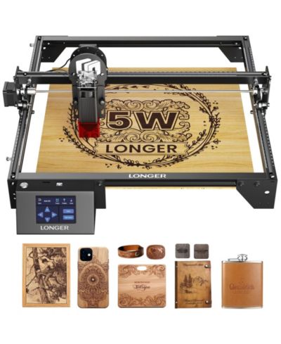 Лазерный гравер ZACHVO 5W CNC, рабочая область 15.7inx15.7in, 3.5in Touchscreen