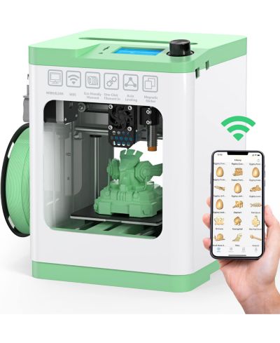 3D принтер ZACHVO Mini для детей и начинающих, Auto-Leveling, WiFi & App Control