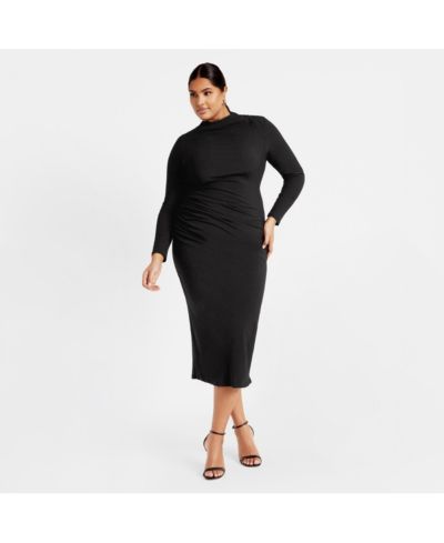 CITY CHIC women's Plus Size Jojo Fitted Dress