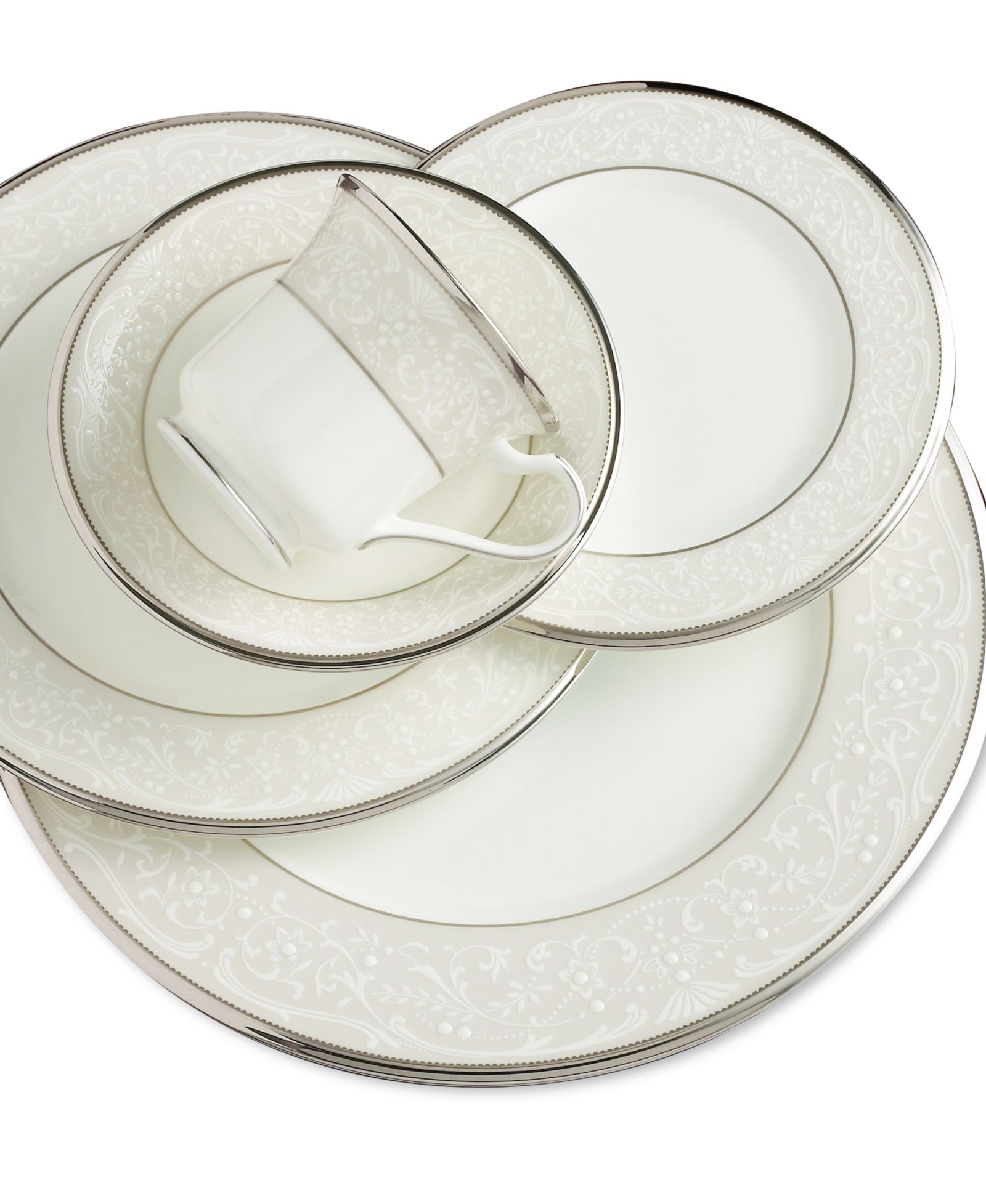 Noritake Silver Palace 5-Piece Place Setting, Service For 1
