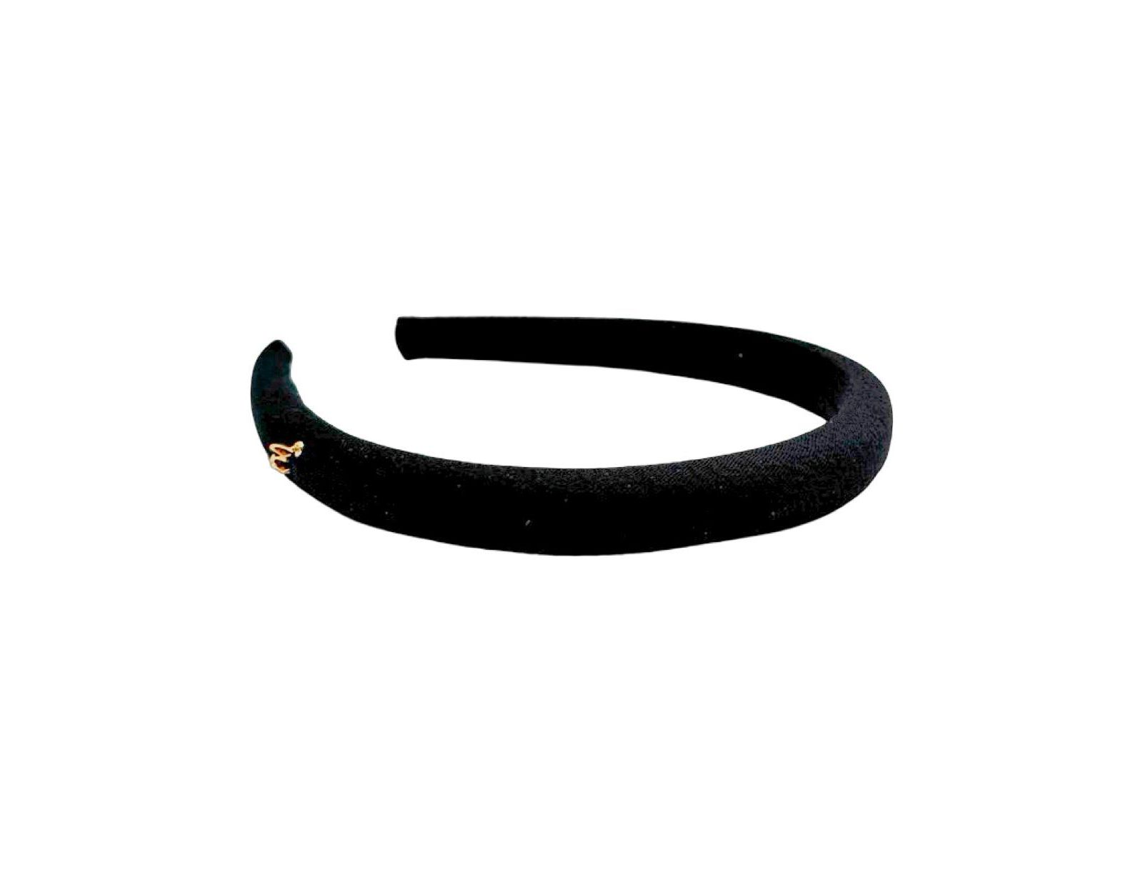 Headbands of Hope Women's Classic Padded Thin Headband  - Black