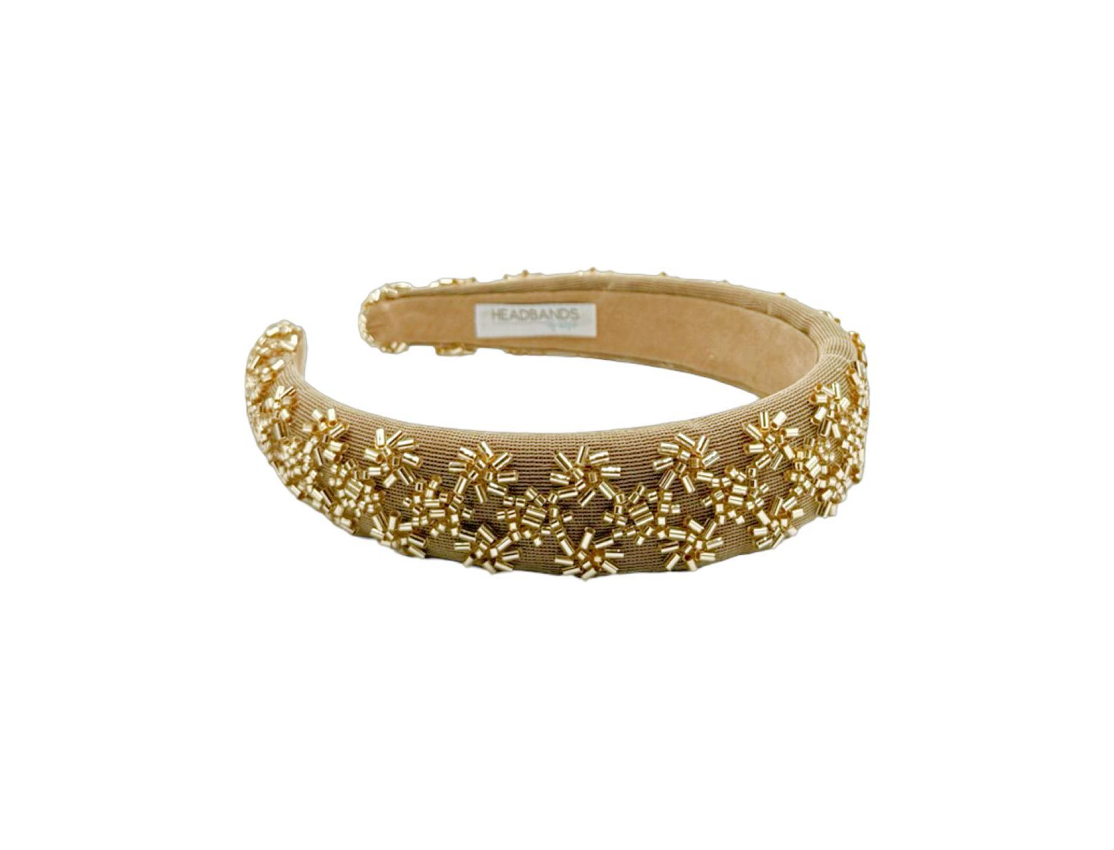 Headbands of Hope Женский Embellished Starburst Padded Headband - Gold