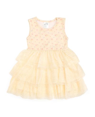 Детское платье-пачка Sweet Wink Lemon Floral Tank Tutu