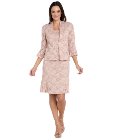 Женское платье R & M Richards Lace Pleat с воланами