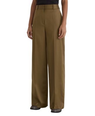 REISS женские брюки с широкими штанинами из шерстяной смеси Adie