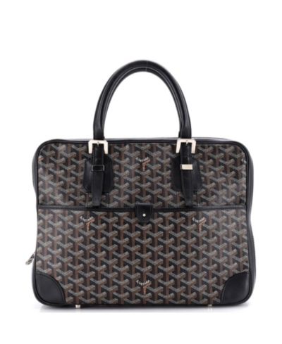 Pre-Owned Goyard PM Ambassade Briefcase Coated Canvas