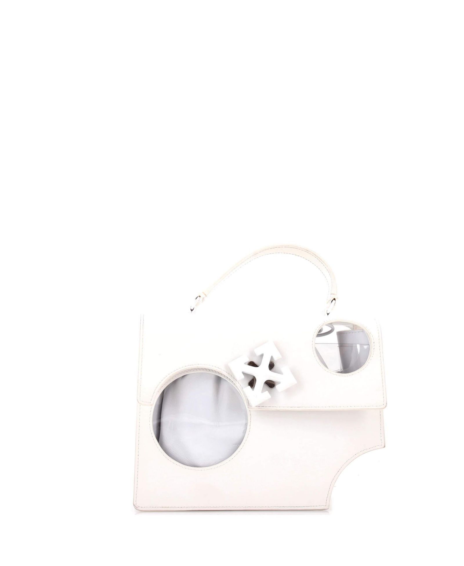 Pre-Owned Off White сумка Jitney 2.8 Meteor Holes из кожи с PVC