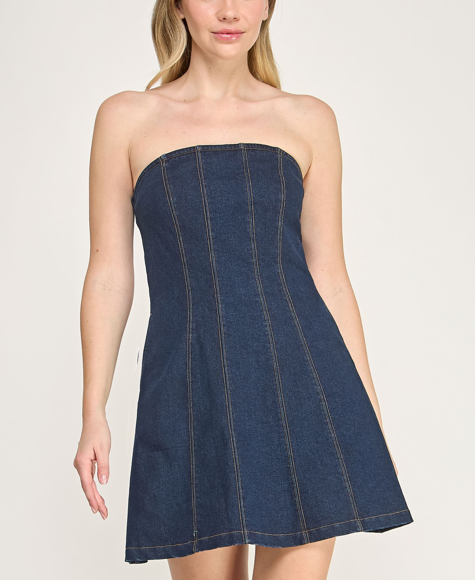 Детское мини-платье RARE Denim Strapless