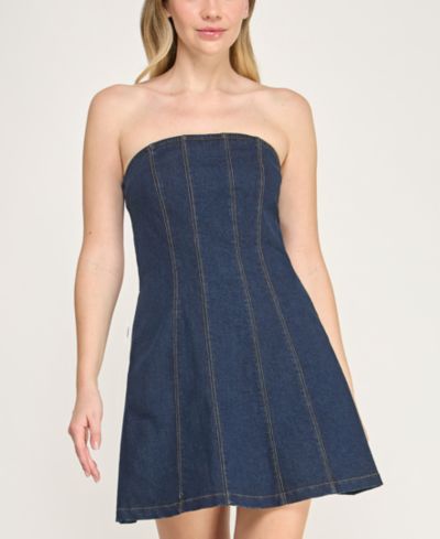 Детское мини-платье RARE Denim Strapless