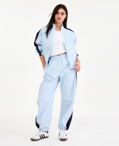 Женские спортивные брюки Bar III Side-Striped Track Pants
