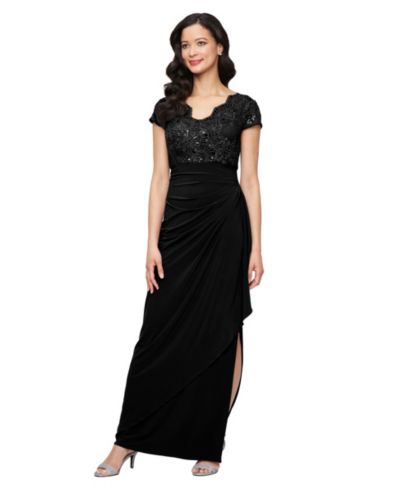 Женское платье Alex Evenings V-Neck Empire Waist