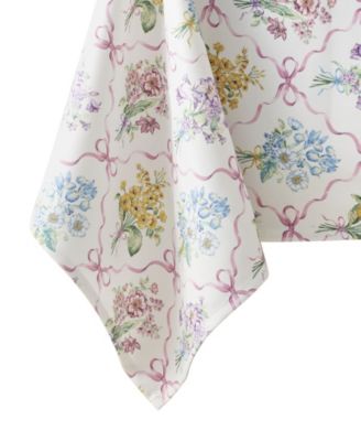 Lenox Bouquet Ribbon Tablecloth, 60" x 102"
