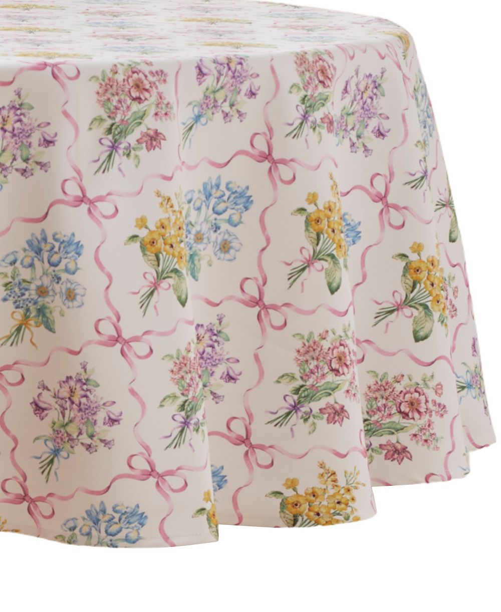 Скатерть Lenox Bouquet Ribbon Round 70"