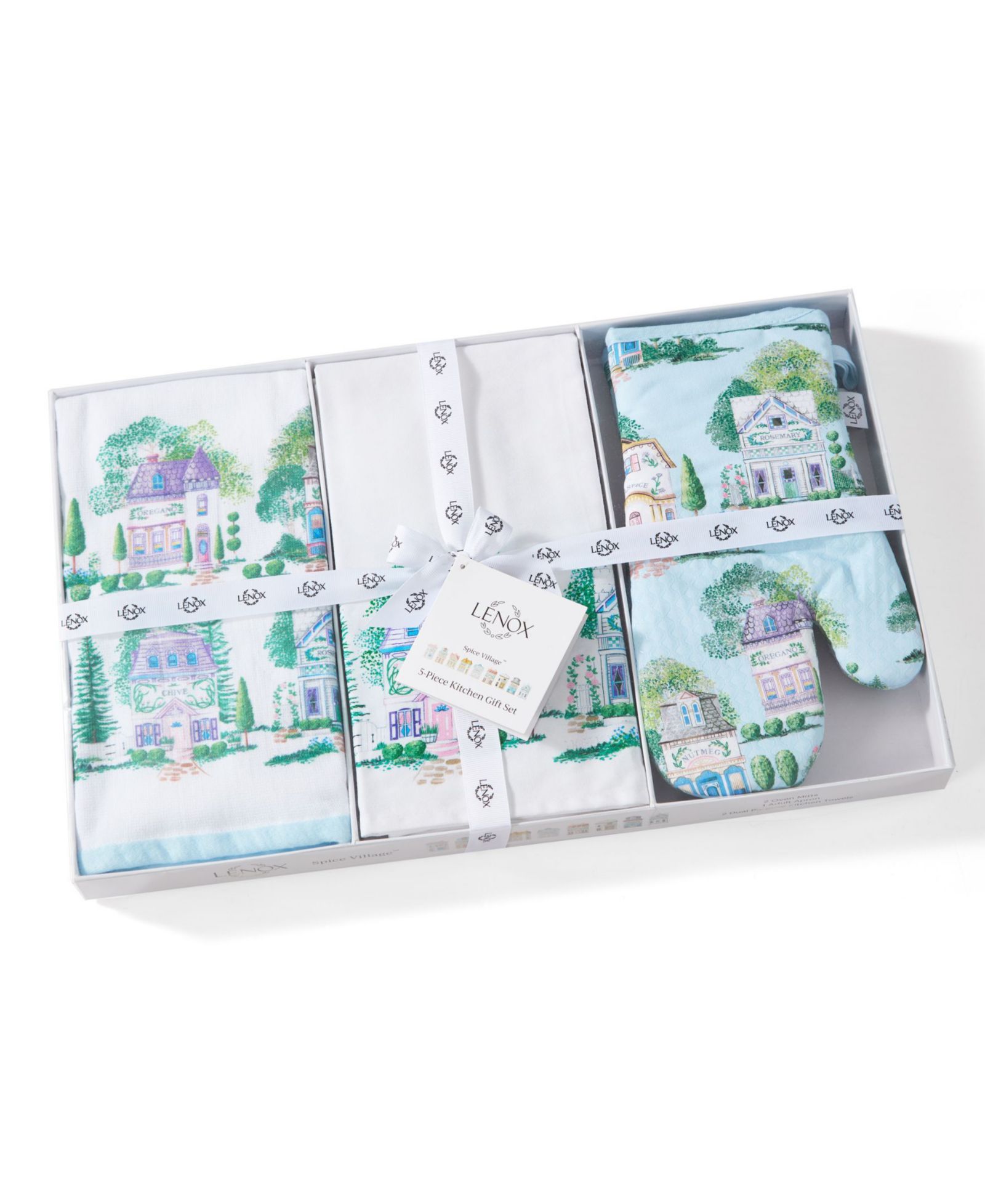 Подарочный набор кухонного текстиля Lenox Spice Village 5-Piece