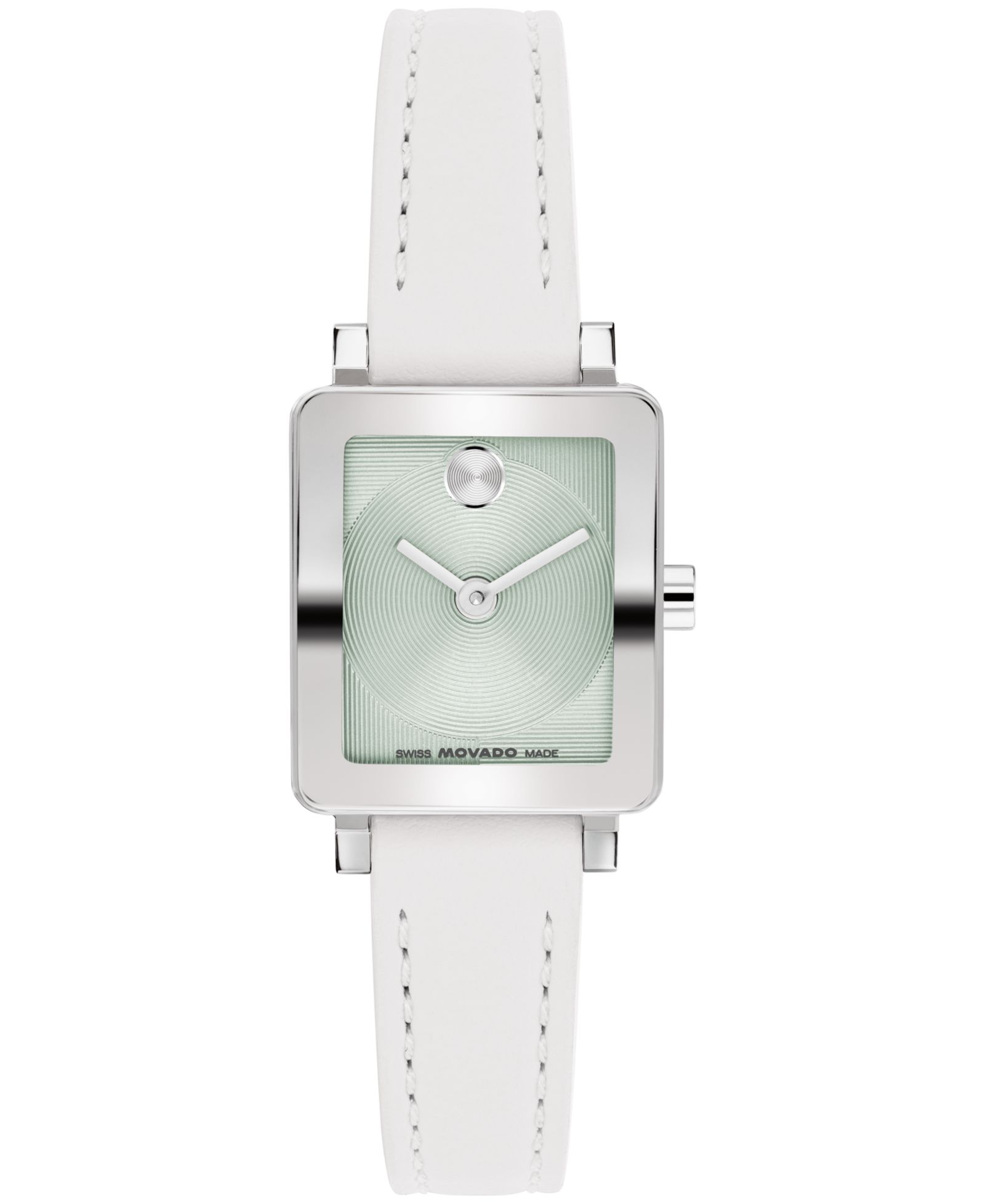 Movado Женские часы Bold Evolution 2.0 Mini Tank, кожаный ремешок, 20x23mm