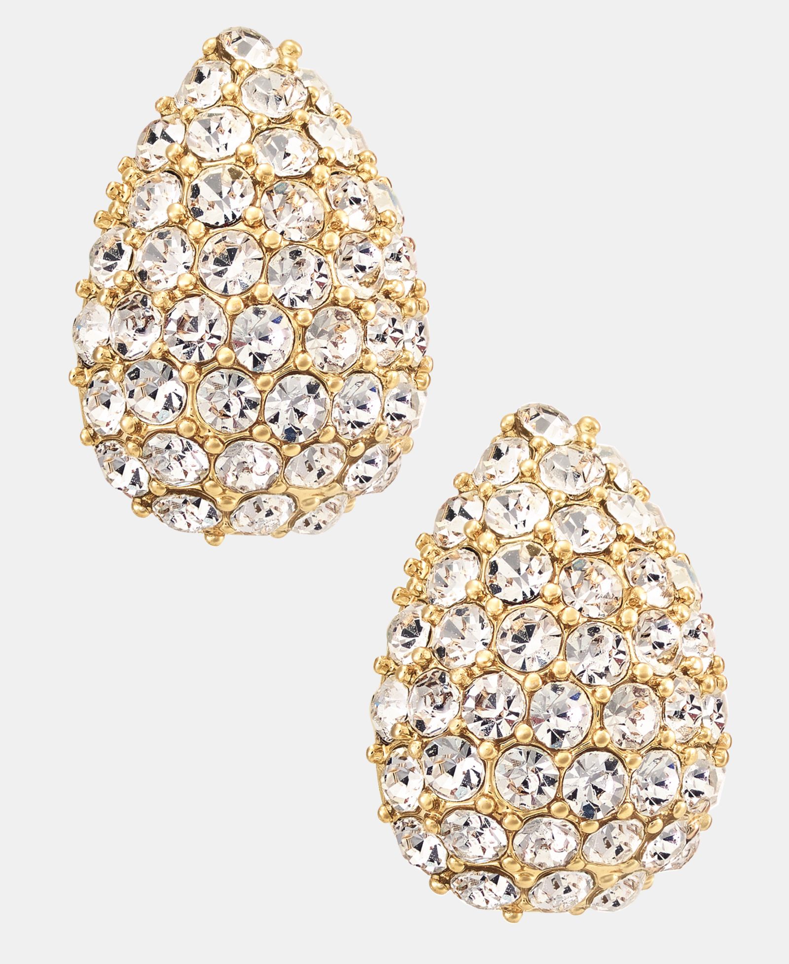 Серьги-гвоздики Givenchy Pavé Pear-Shape