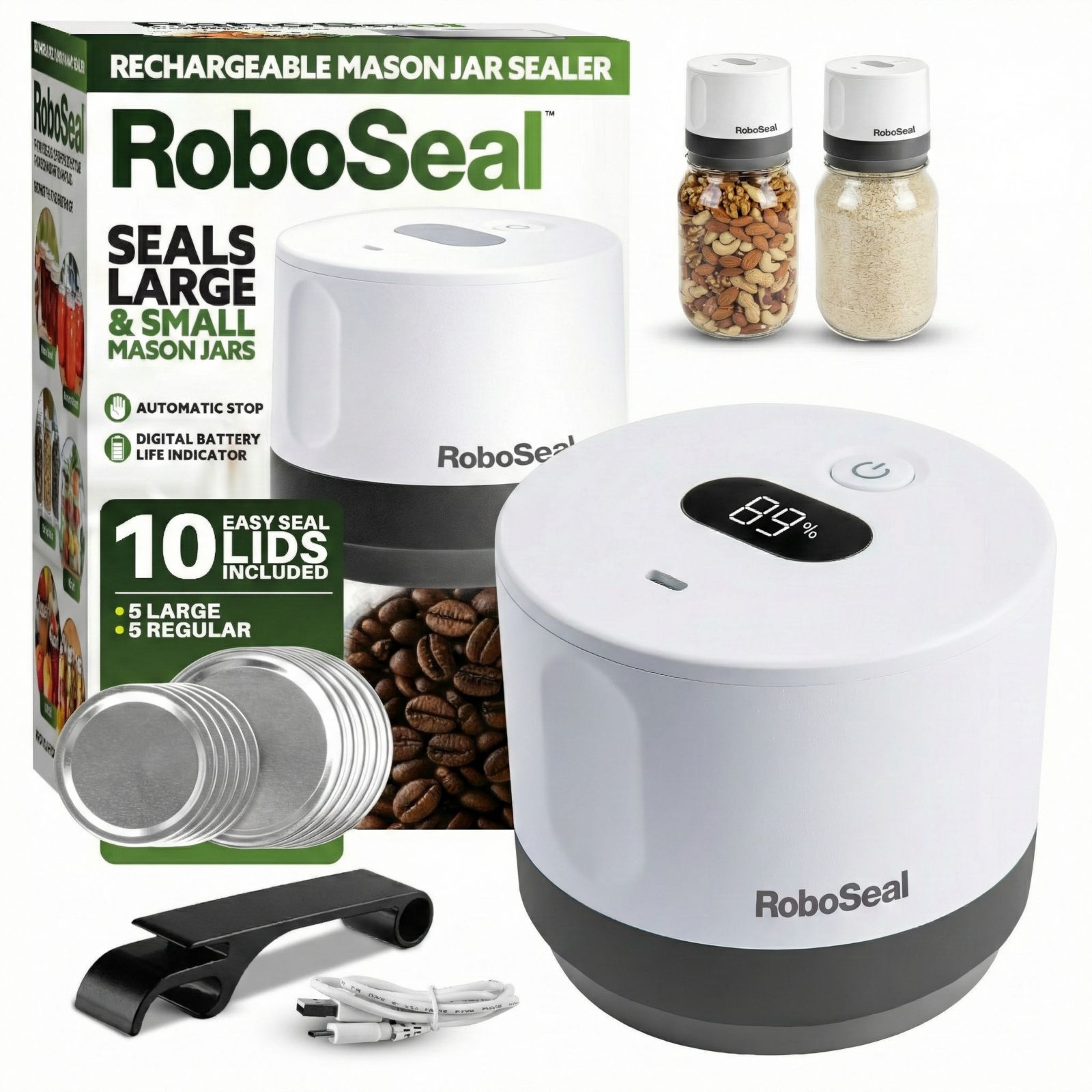 ROBOSEAL Вакуумный упаковщик для Mason Jar