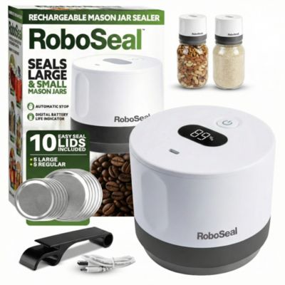 ROBOSEAL Rechargeable Mason Jar Vacuum Sealer