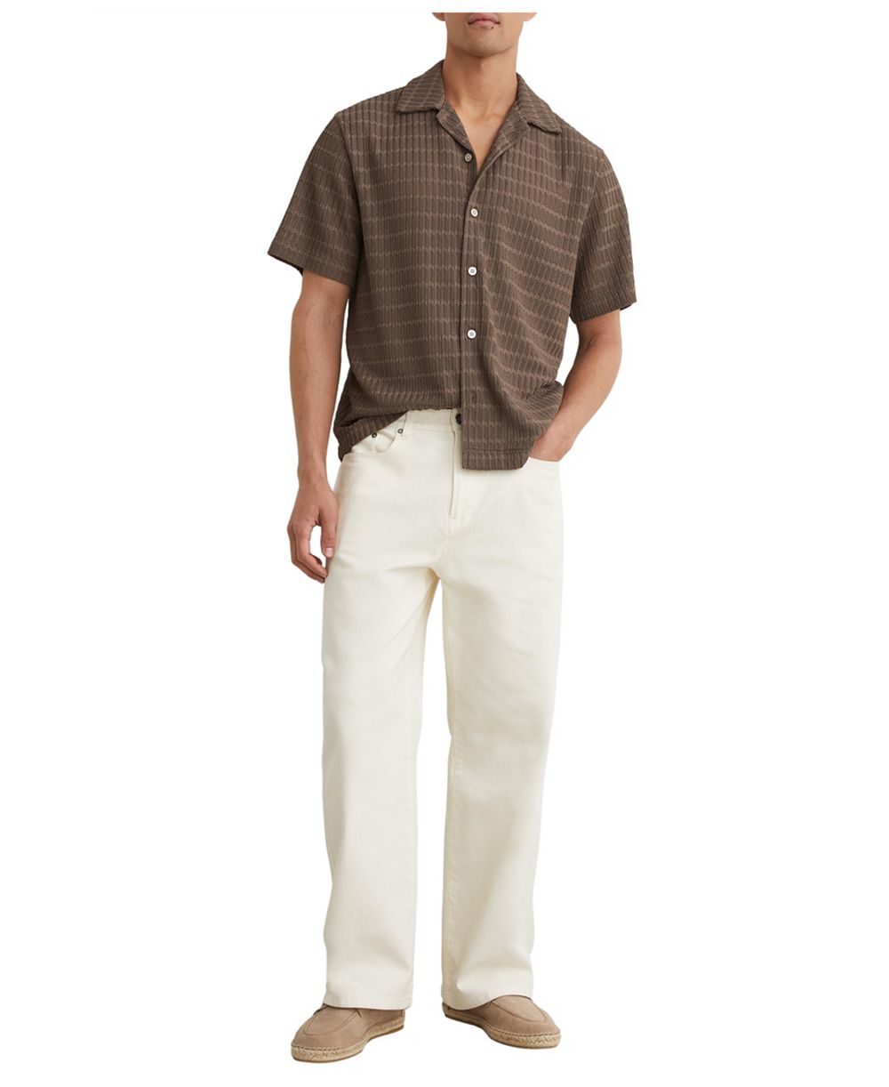 Мужская рубашка REISS Sid Crochet Cuban