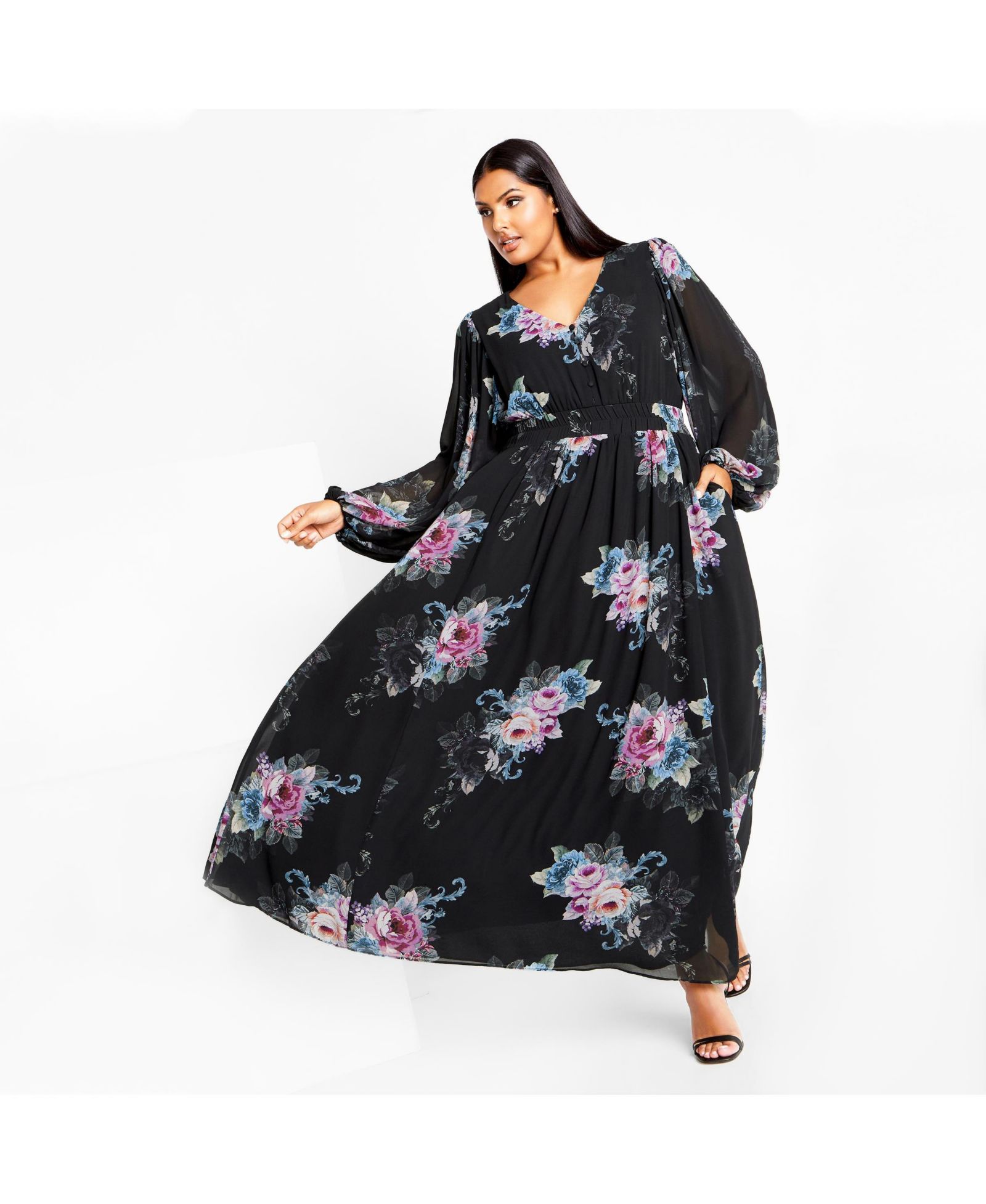 CITY CHIC Женское платье макси Ottilie