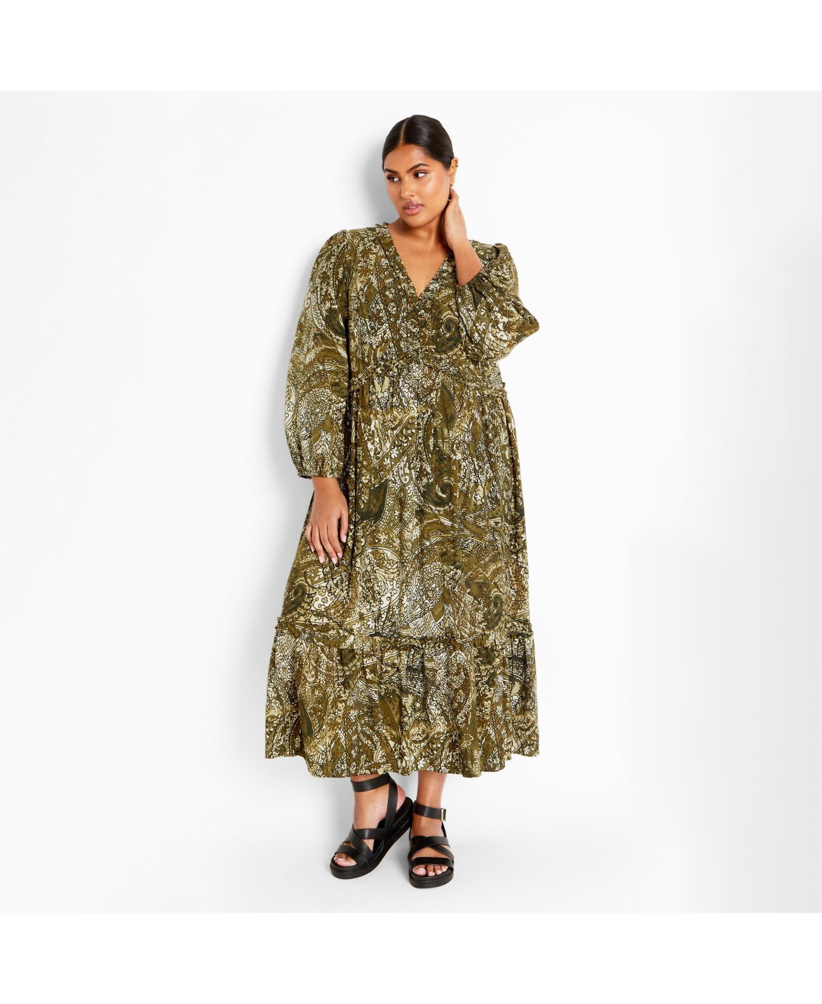 Женское платье CITY CHIC Plus Size Gaia Print