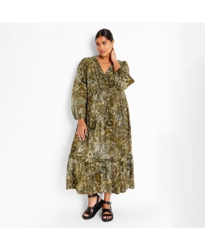 Женское платье CITY CHIC Plus Size Gaia Print