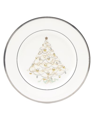 Noritake "Silver Palace" Holiday Salad Plates, Set of 4