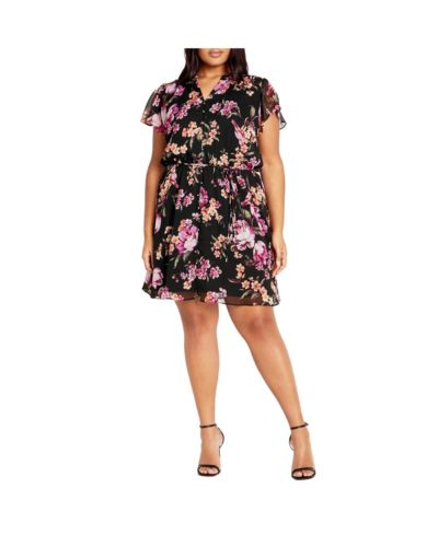 Платье CITY CHIC Plus Size с принтом Christa