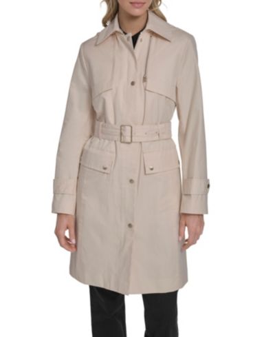 Женский хлопковый тренч Cole Haan Signature Cotton Rain