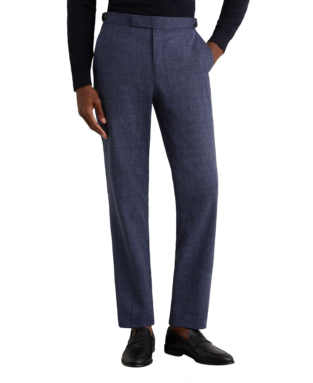 Мужские брюки REISS Penso Wool-Blend Check Classic-Fit Suit