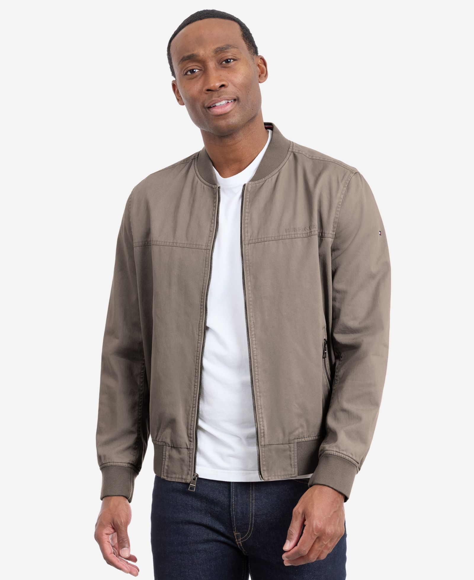 Tommy Hilfiger Men's Cotton Bomber Jacket