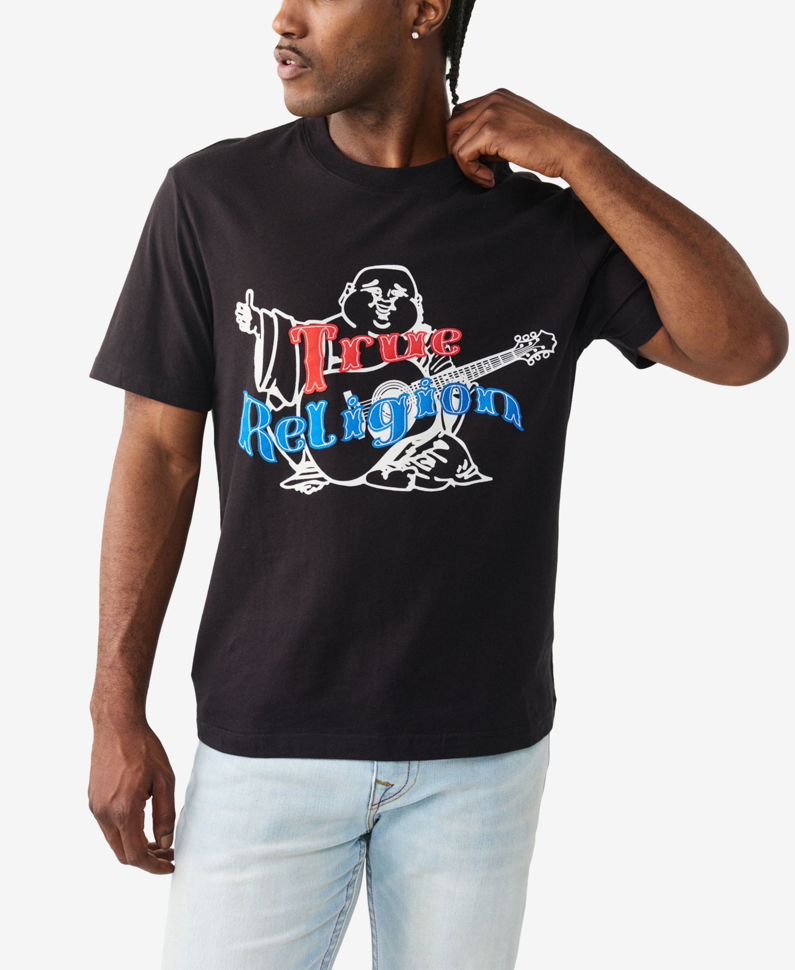True Religion Мужская футболка с принтом Regular-Fit