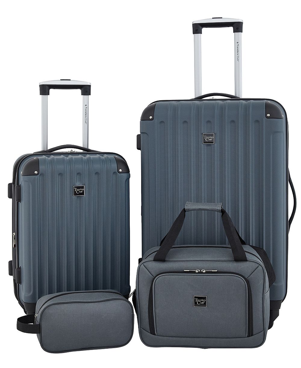 Travelers Club Midtown 4-Pc. Hardside Luggage Set